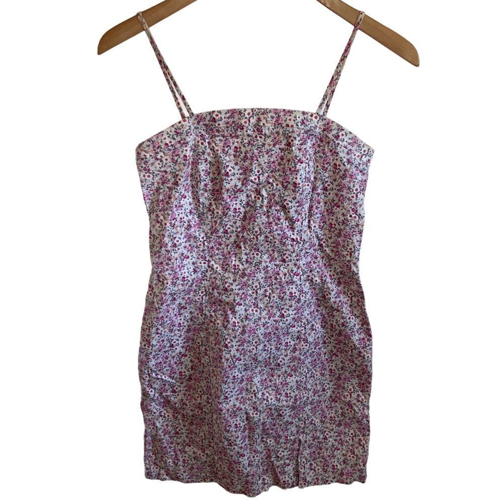 Vintage Blue - Vintage floral mini dress